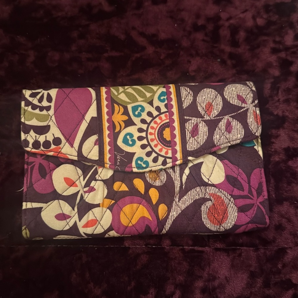 Vera Bradley Quilted Floral Wallet